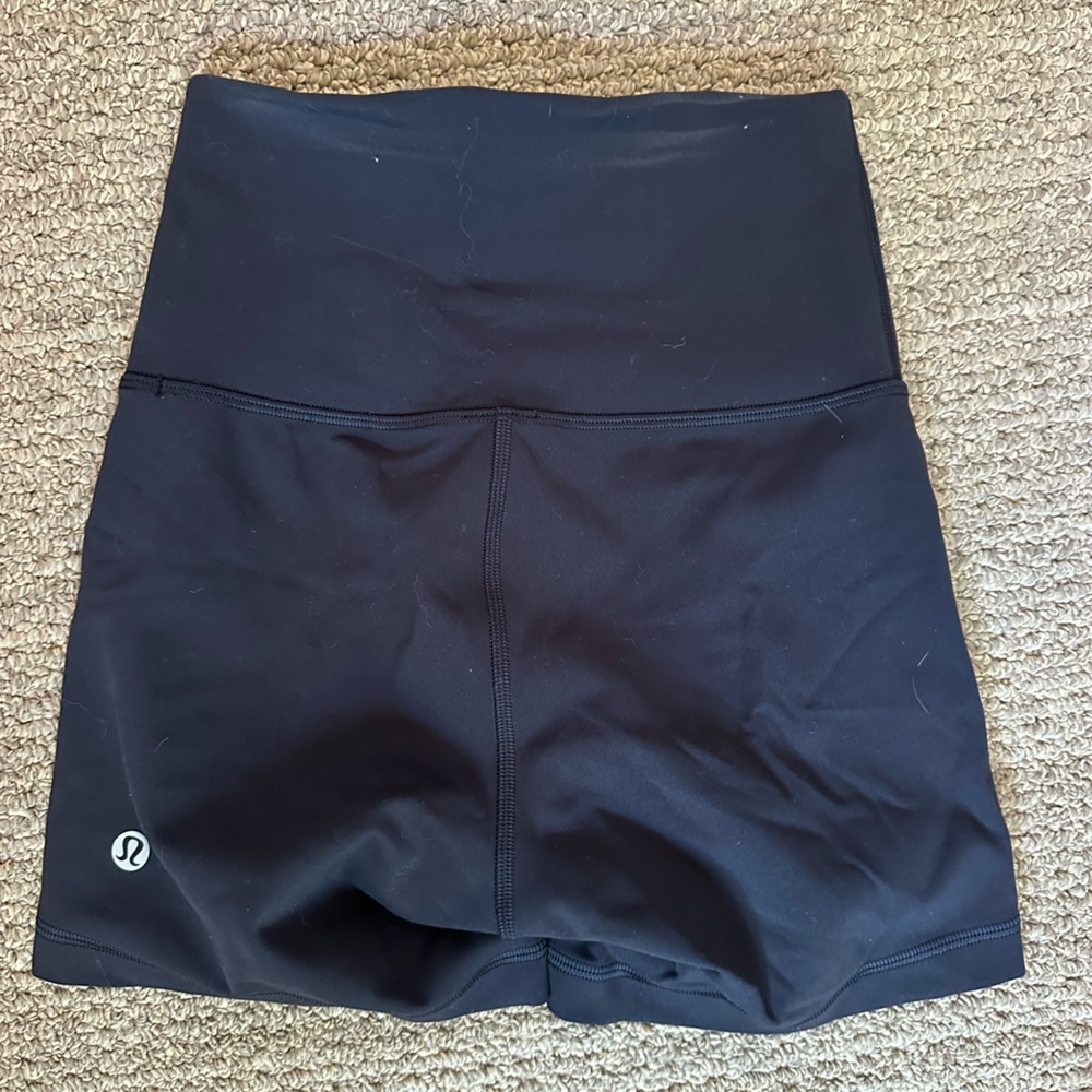 LULULEMON Align High Rise Short 4” - Black, Size 2